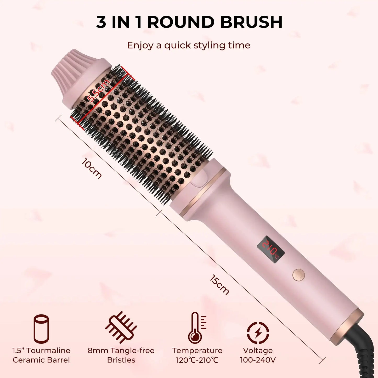 Trim Tide Hot Air Brush Thermal Brush