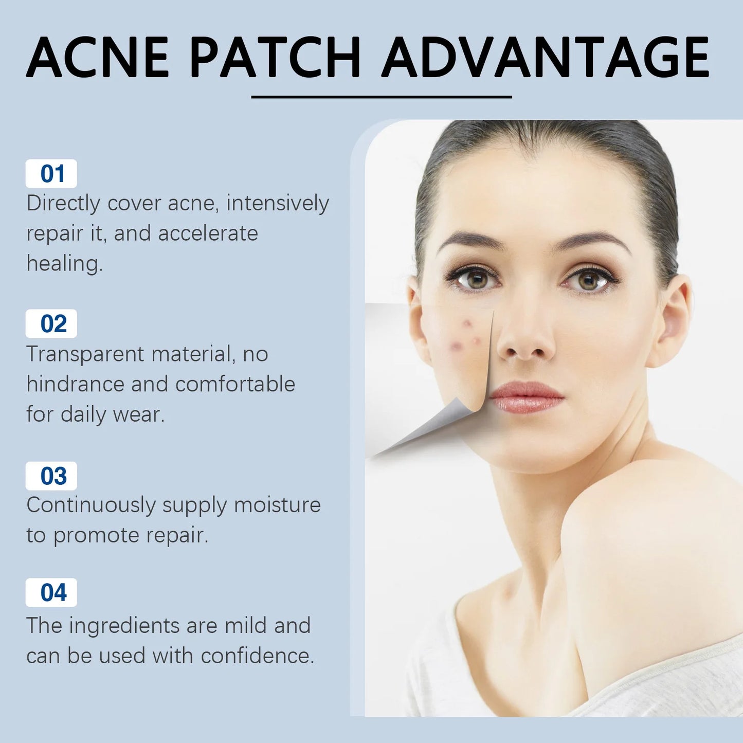 Invisible Acne Patches Face Spot Scar Care Pimple Remover