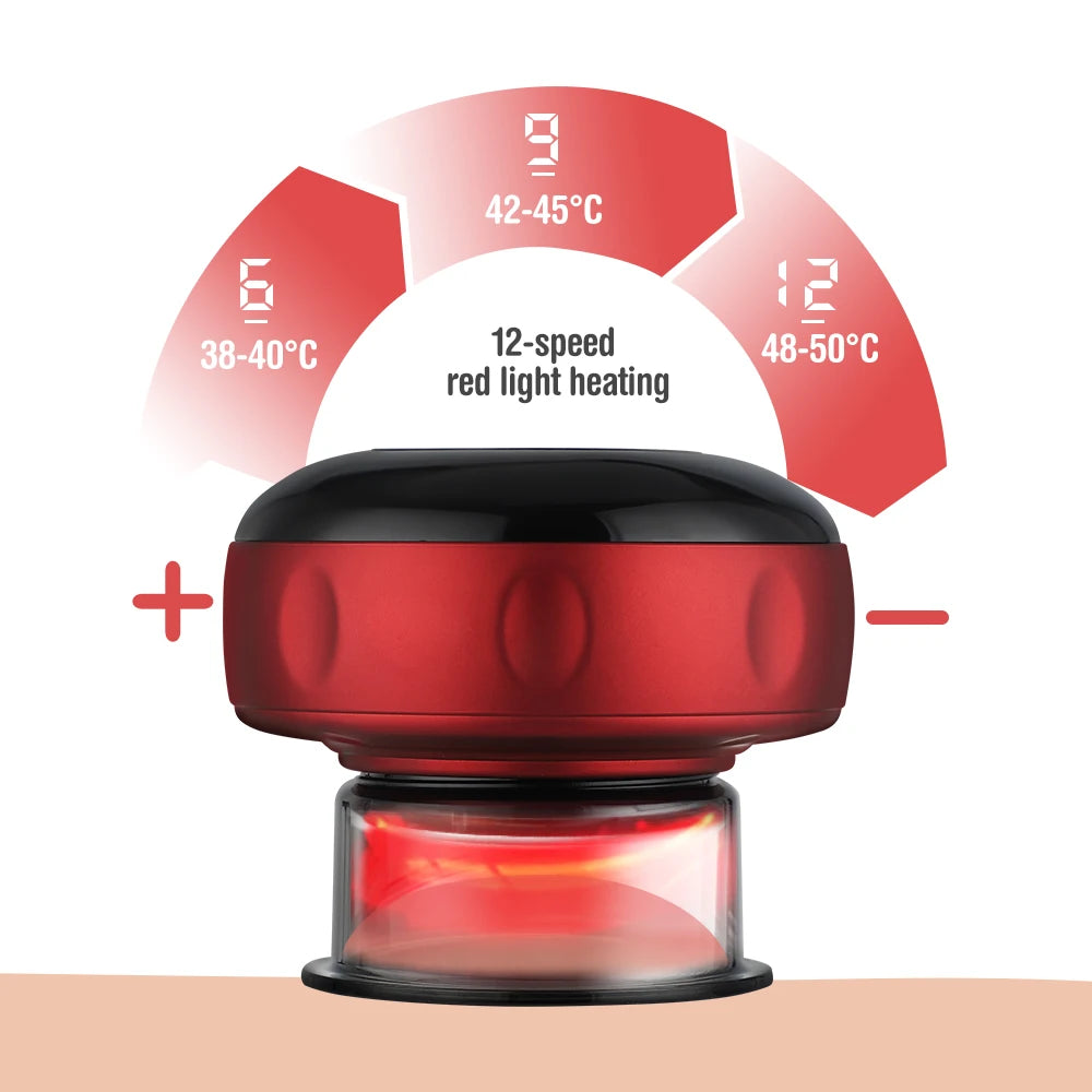 Electric Vacuum Cupping skin Scraping Massager