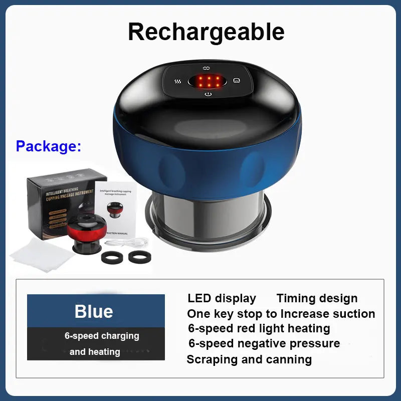 Electric Vacuum Cupping skin Scraping Massager