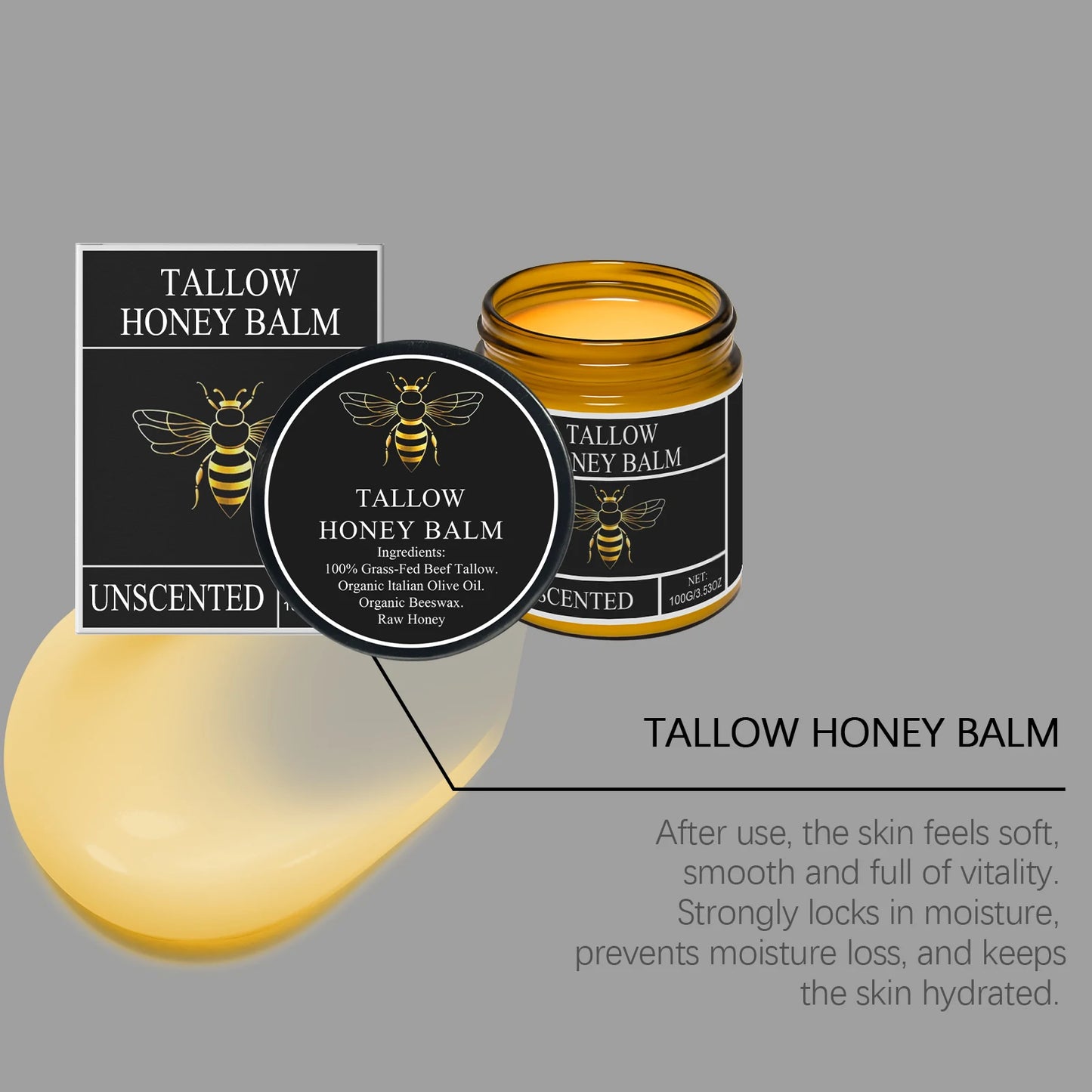 Beef Tallow for Skin Tallow and Honey Balm